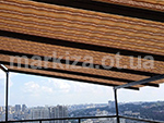 Тканинний навіс для сонцезахисту терас, літніх майданчиків, пентхаусів, дахів 4
